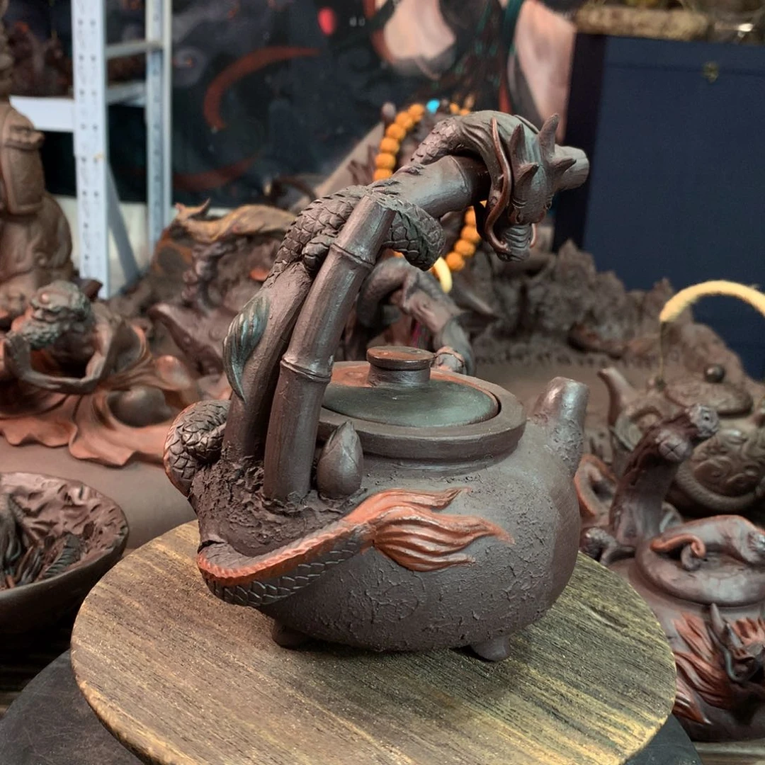 【闪购商品】紫砂全手工制作工艺制作惊*#