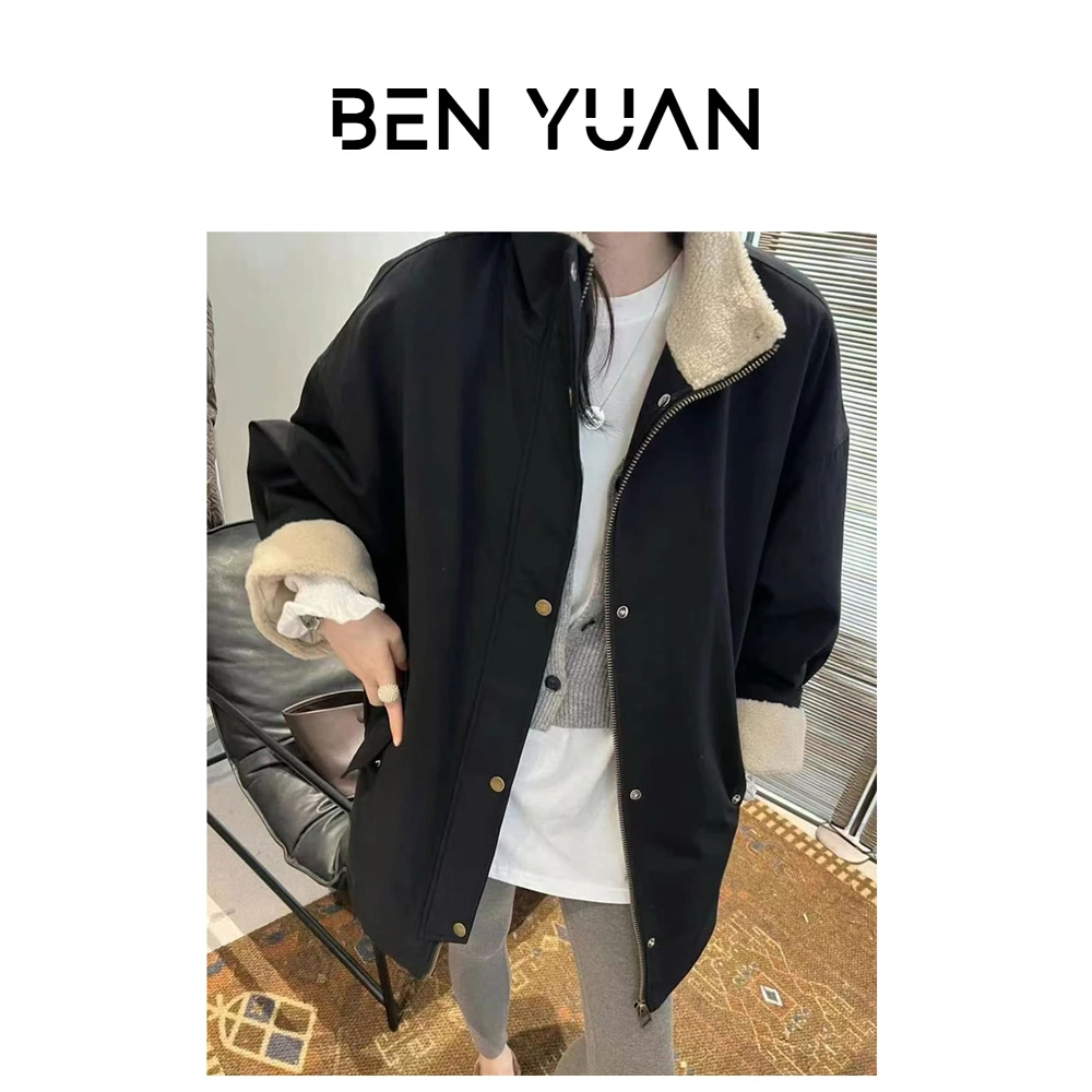 本原&BEN YUAN【卫衣孤品】慎拍！立领奥粒绒外套