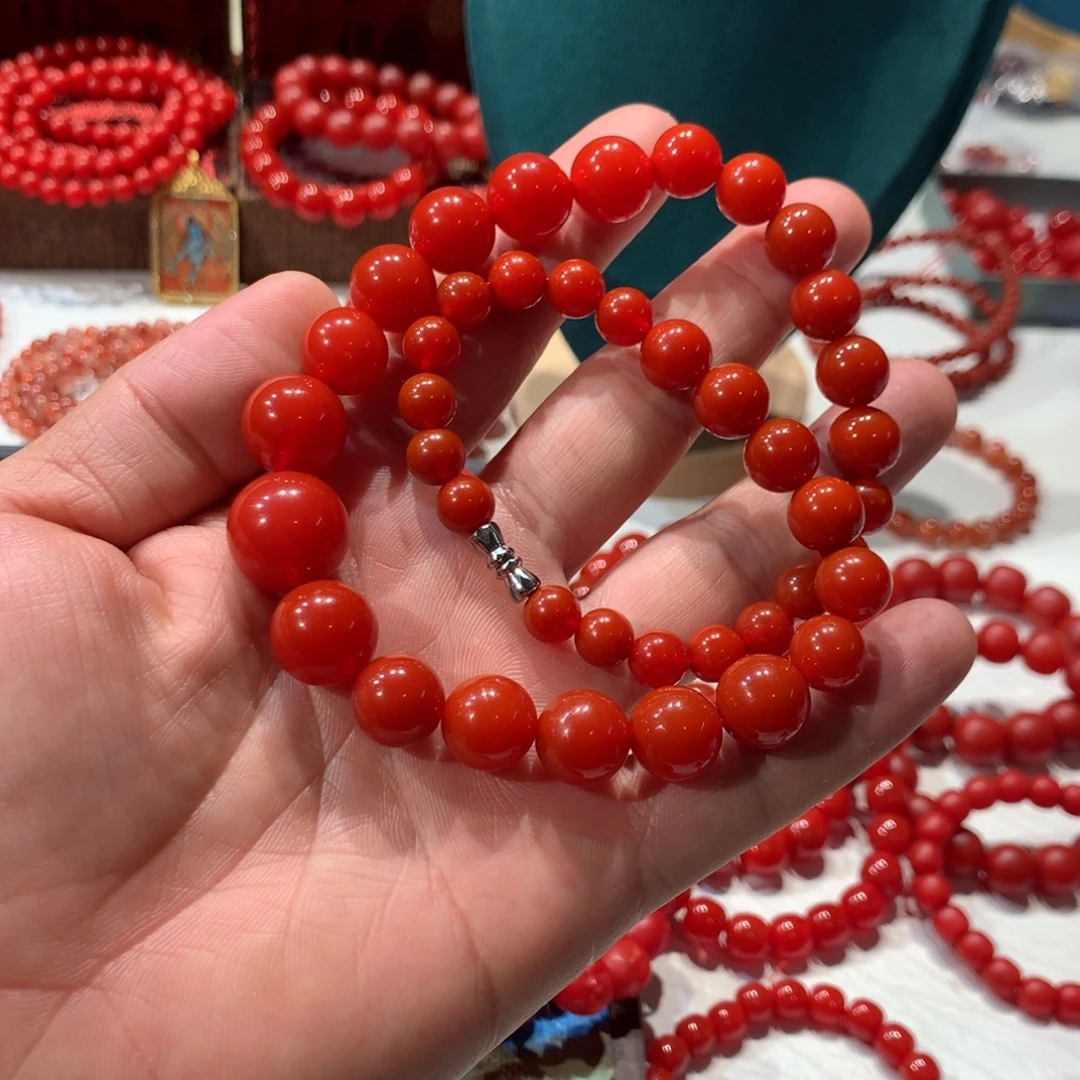 时***道玛瑙/玉髓未镶嵌手链