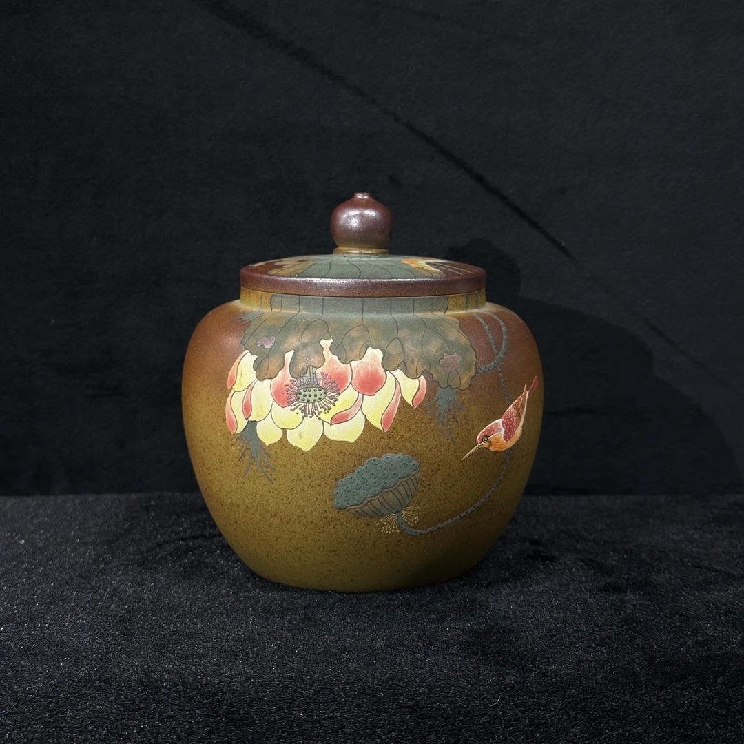 34/G1203003//紫砂醒茶罐/