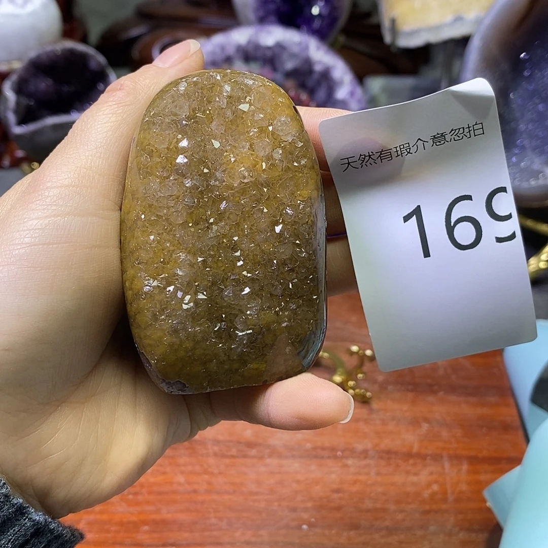 紫晶珠宝半成品未镶嵌