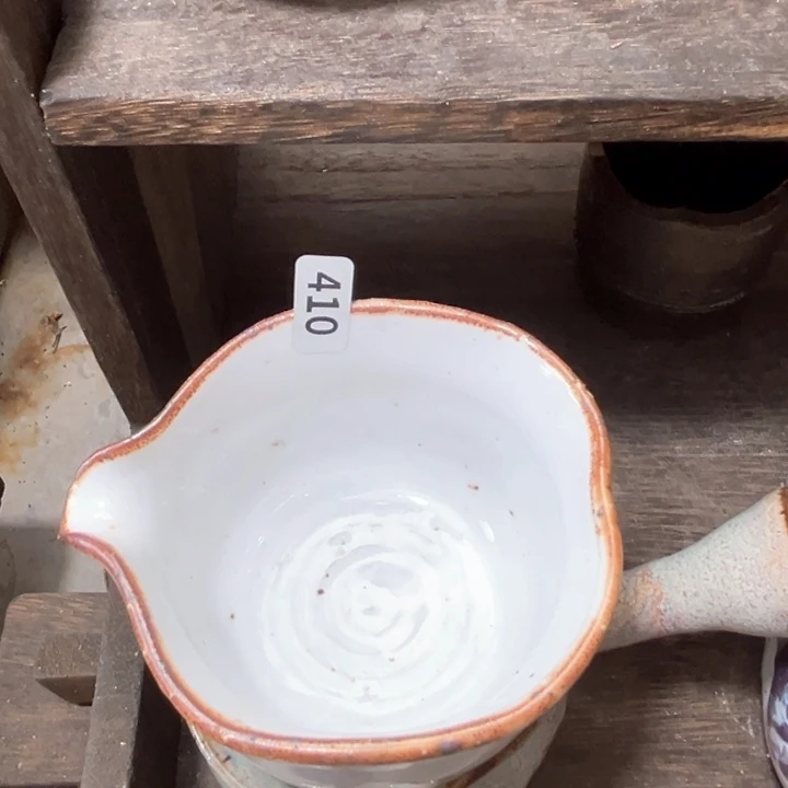 乐**下全手工柴烧志野公道410