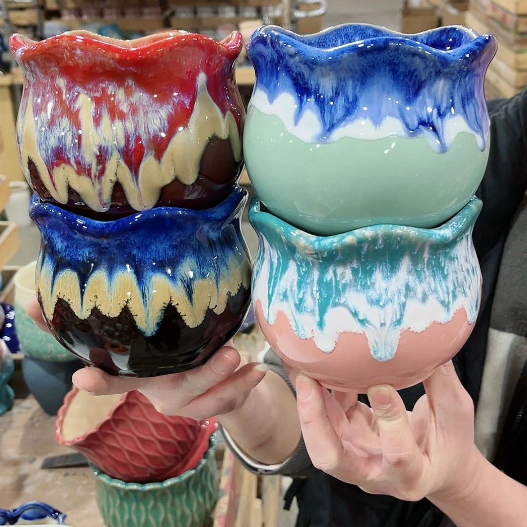 【闪购商品】陶瓷陶瓷多肉植物花盆