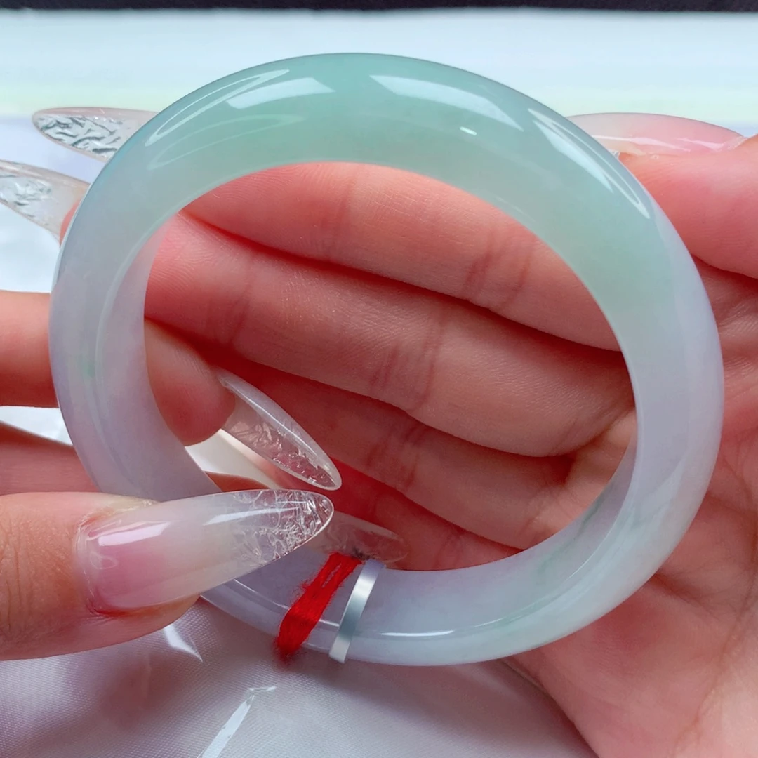 翡翠手镯未镶嵌天然缅甸翡翠A货手镯 99号