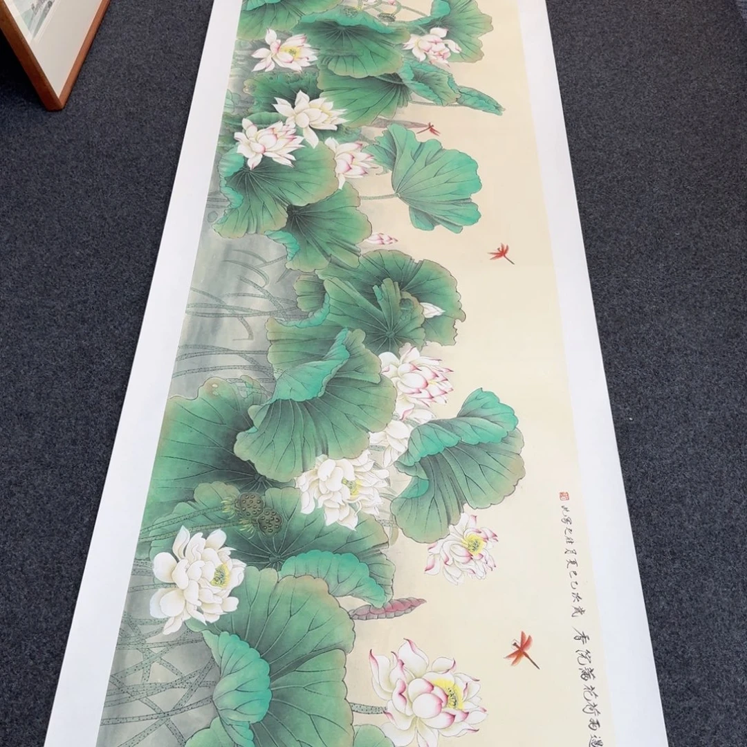 国画国画作品纯手绘山水花鸟