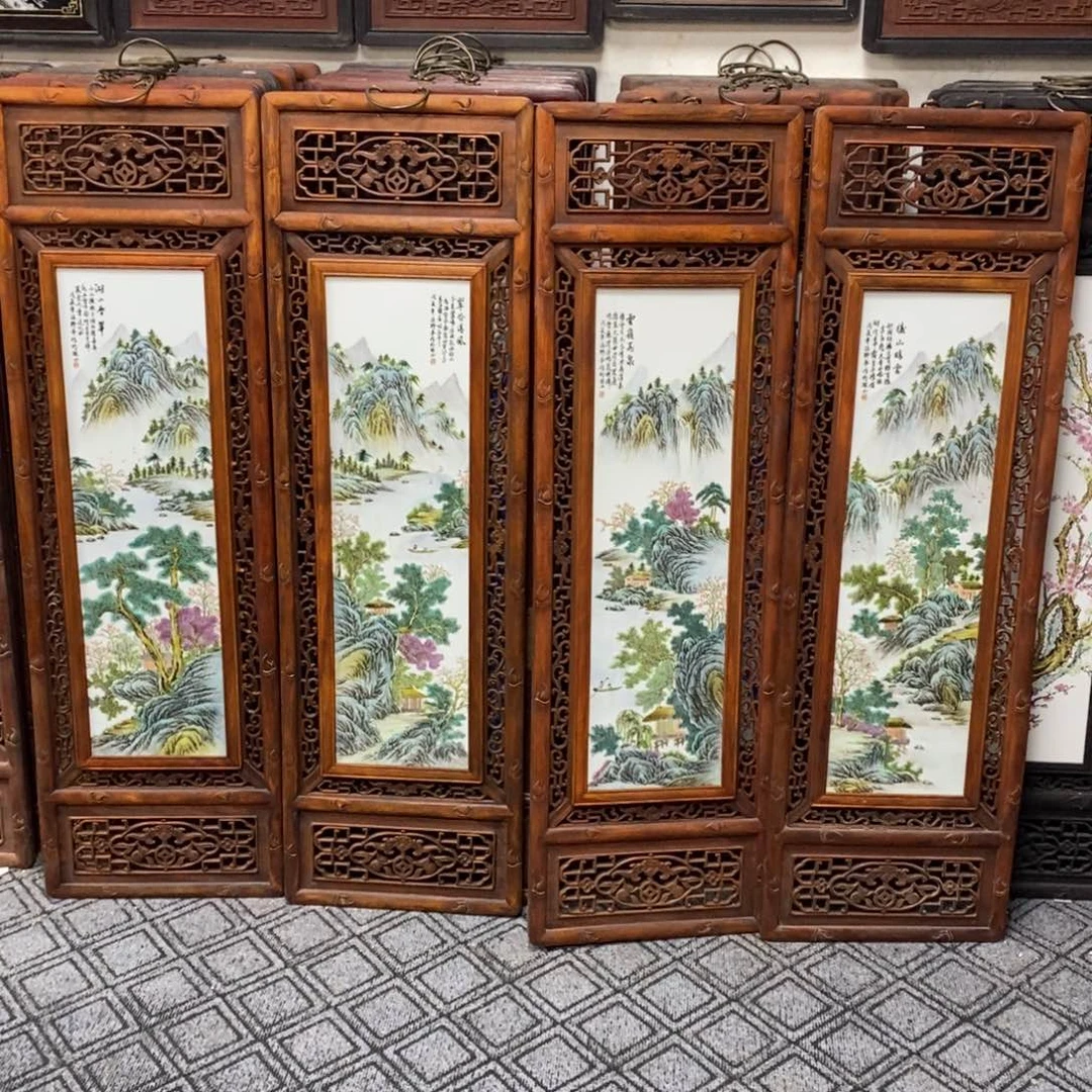 瓷1.2*36*4景德镇瓷板画柴窑烧制