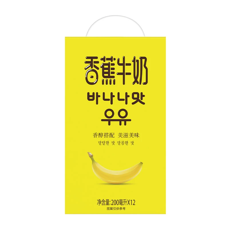 白帝香蕉牛奶200ml*12盒常温儿童学生成人新鲜早餐奶