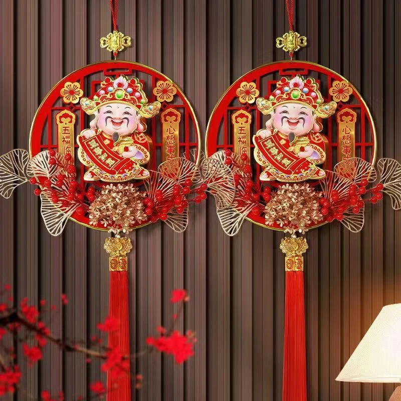 摇头财神爷爷春节挂饰 ~大家都喜欢的老爷爷，带请一位回家 摇摆
