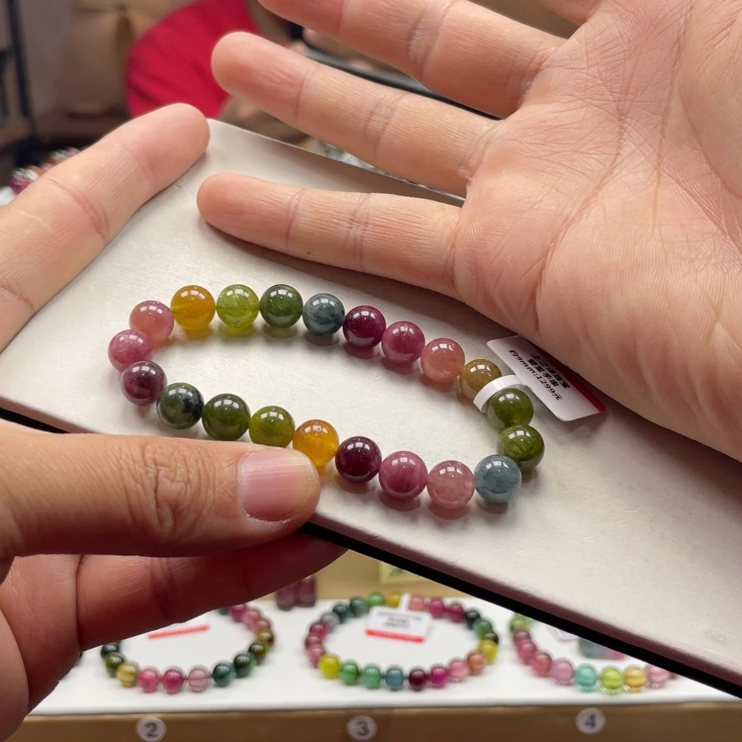 碧玺手串未镶嵌9mm.mmmmmmmmmmm