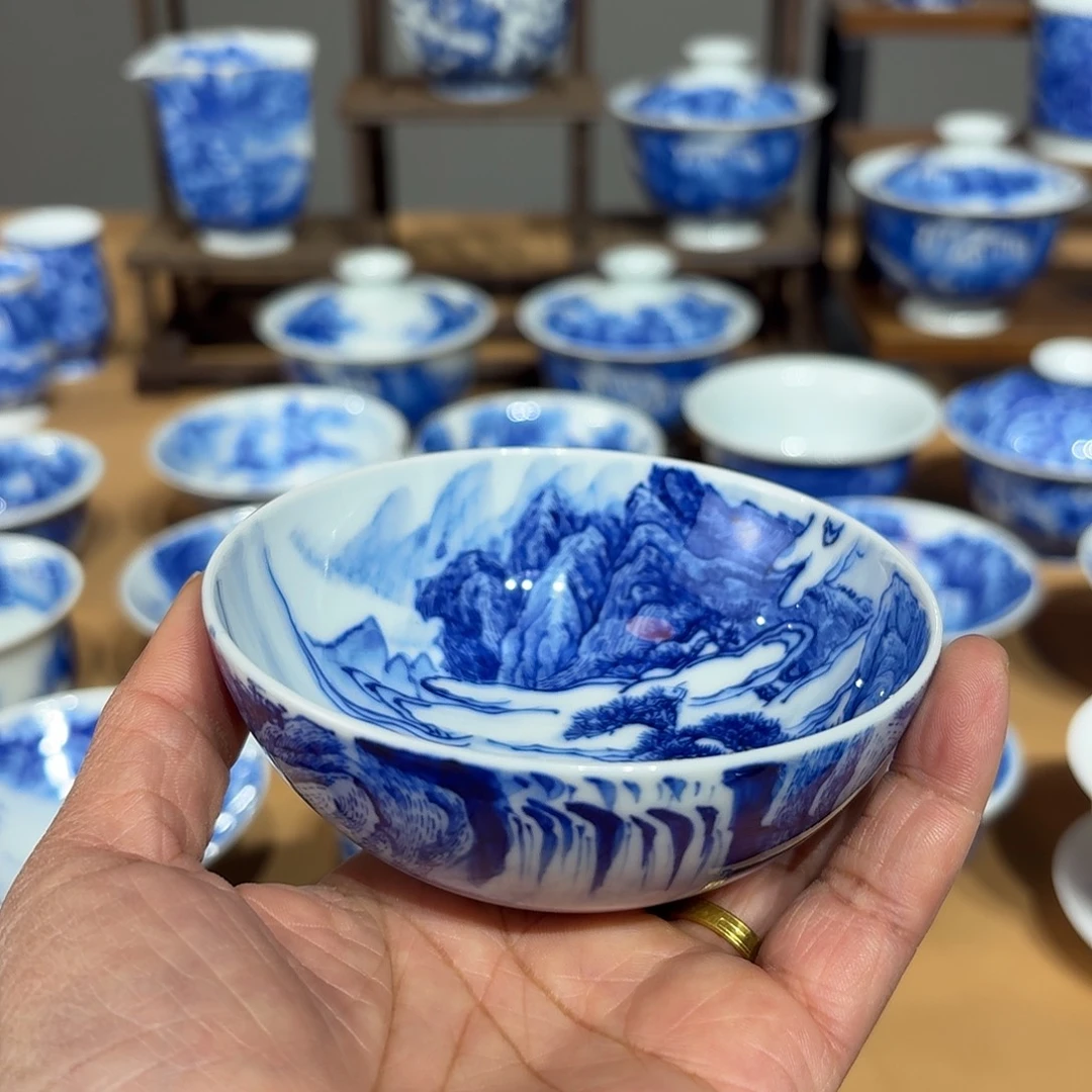 景德镇纯手绘普洱杯