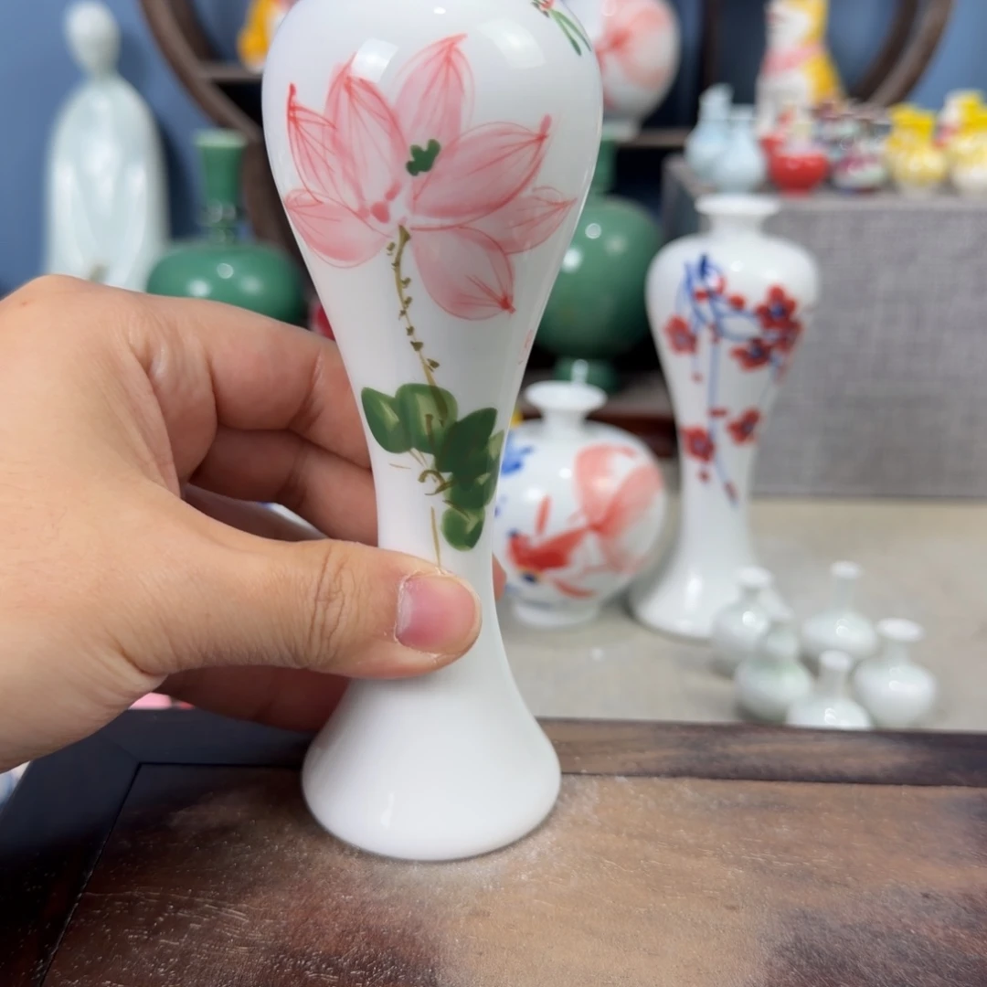陶瓷手工小花器摆件