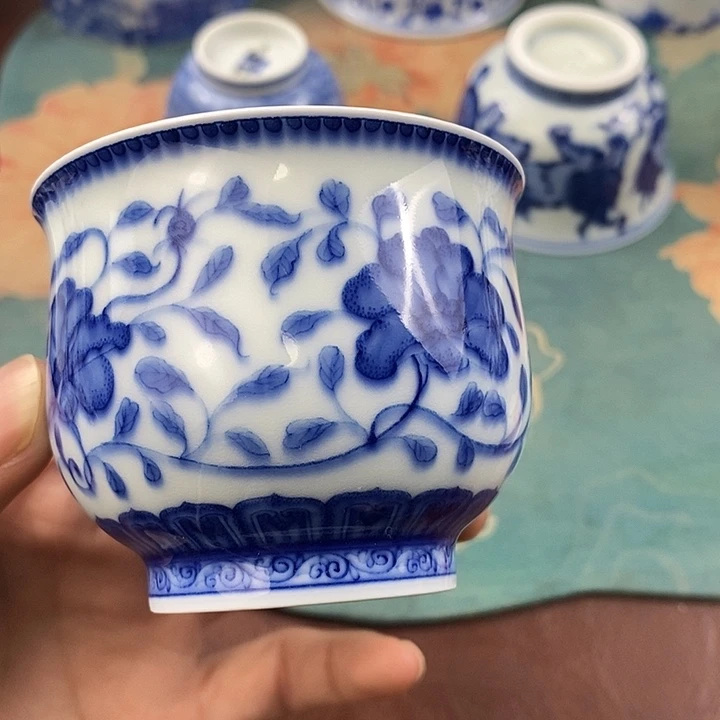 杯现代景德镇全手工全手绘茶具268888