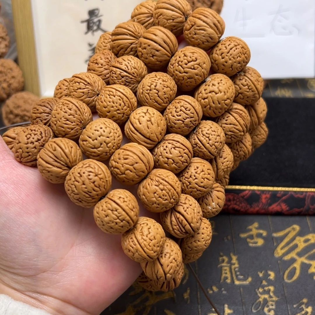 文玩核桃把件桃核手串