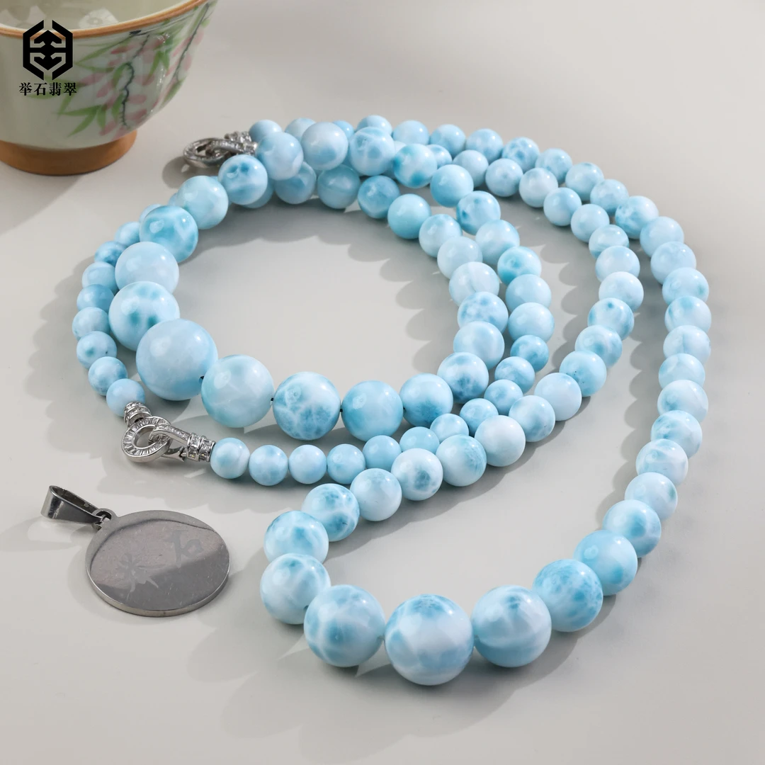 【举石臻品】TH1130-222-180海纹石项链(一件/多样性发）X