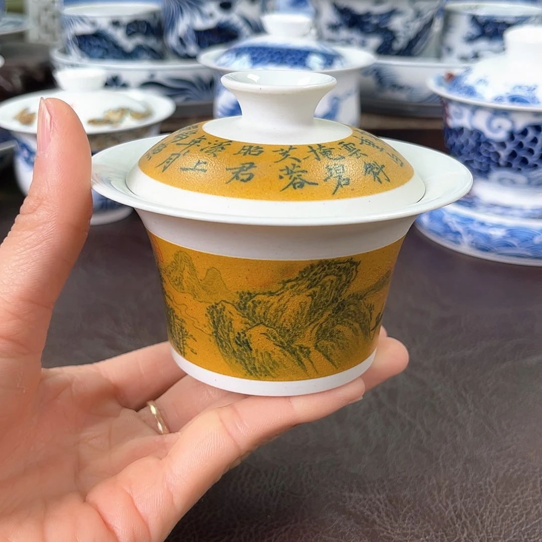 杯手绘高温瓷器瓷器