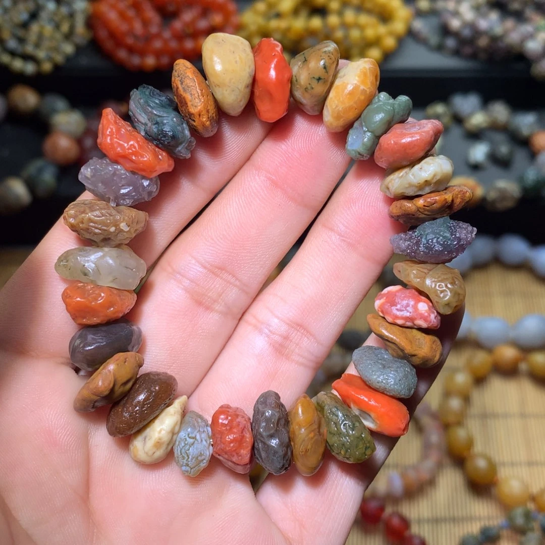 玛瑙/玉髓未镶嵌手链