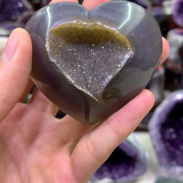 珠宝半成品未镶嵌水晶紫晶