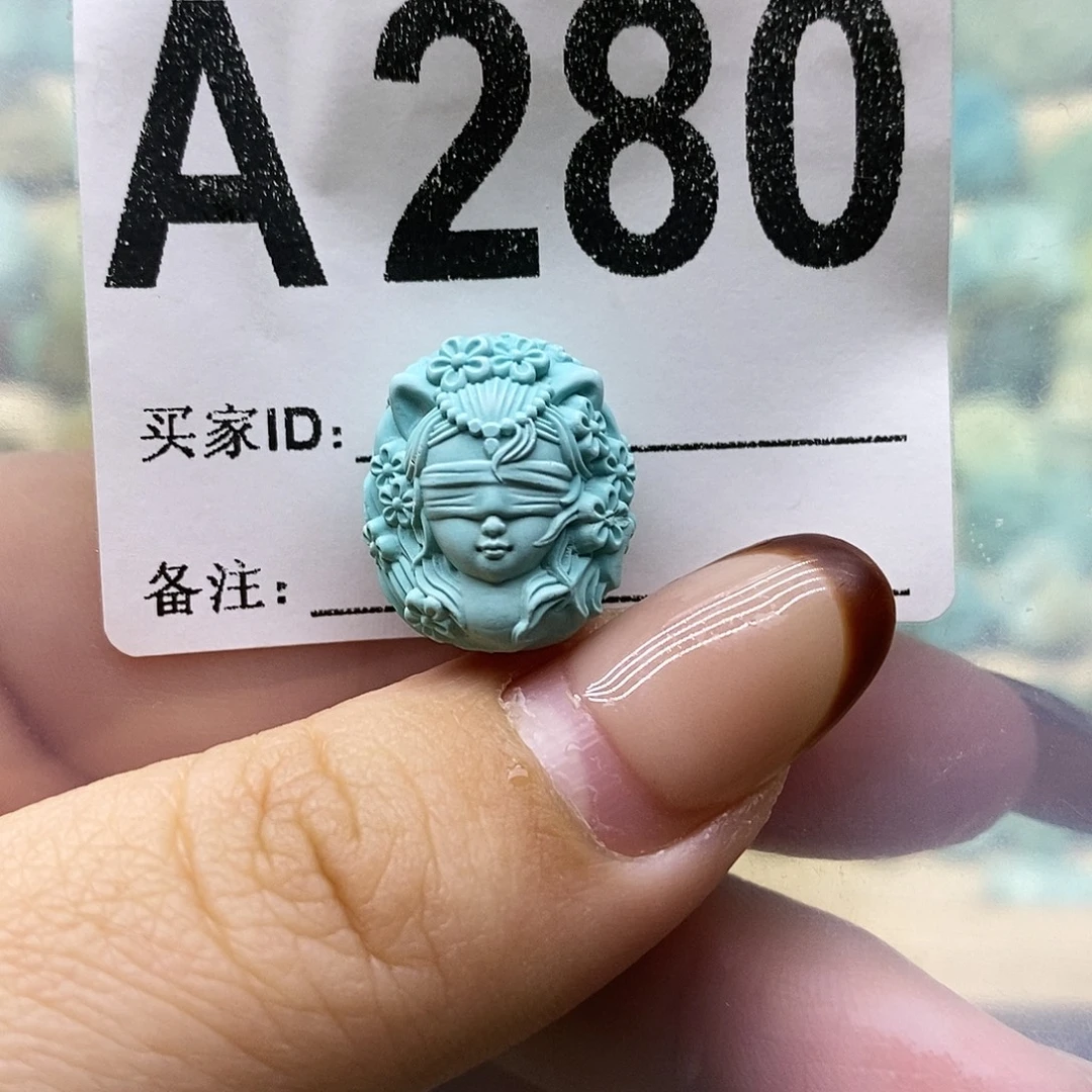 绿松石未镶嵌绿松石配饰定制