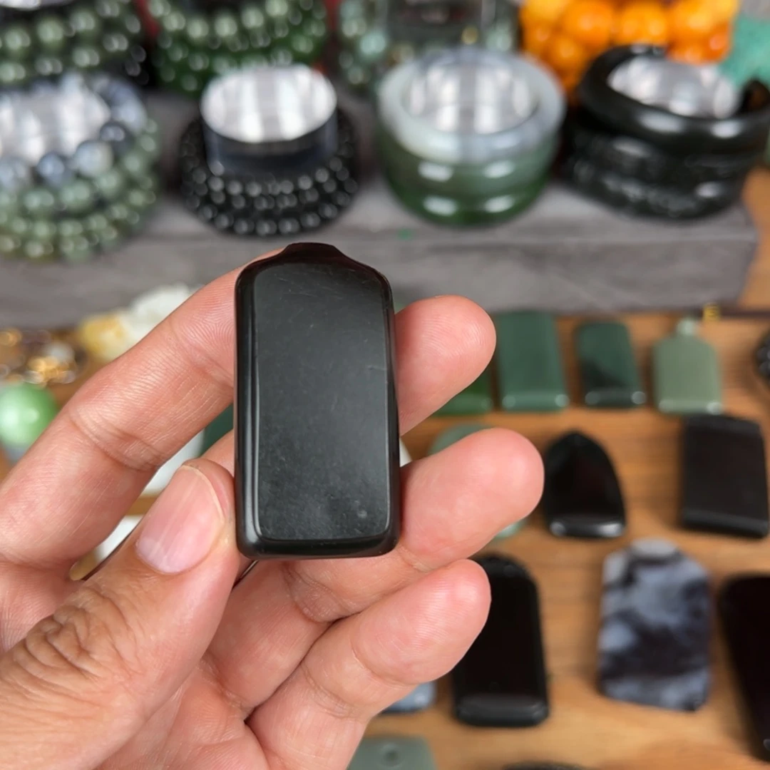 和田玉牌子未镶嵌网*不退不换