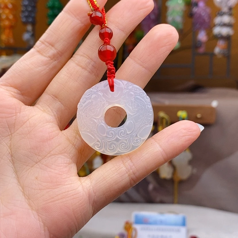 【闪购商品】玛瑙/玉髓车挂未镶嵌