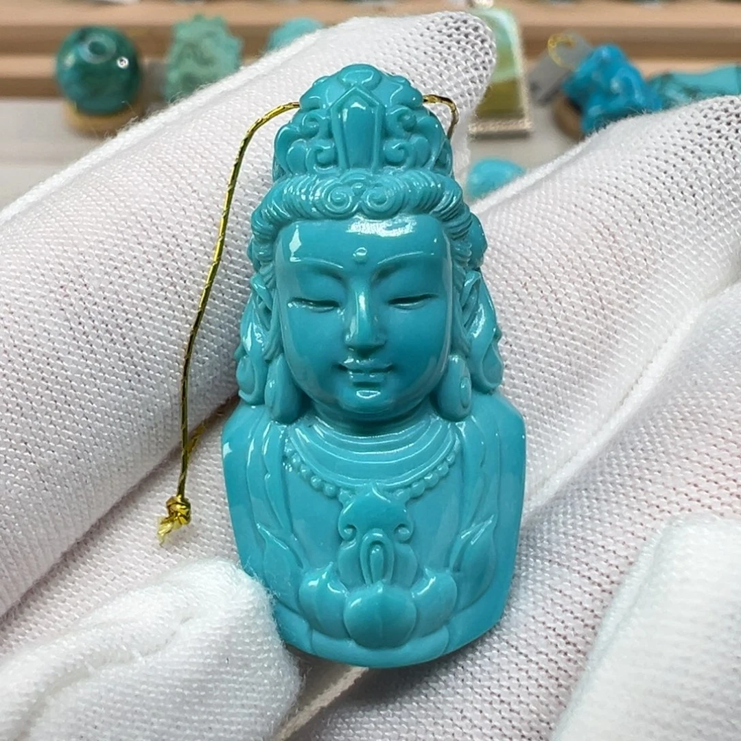 绿松石未镶嵌配饰