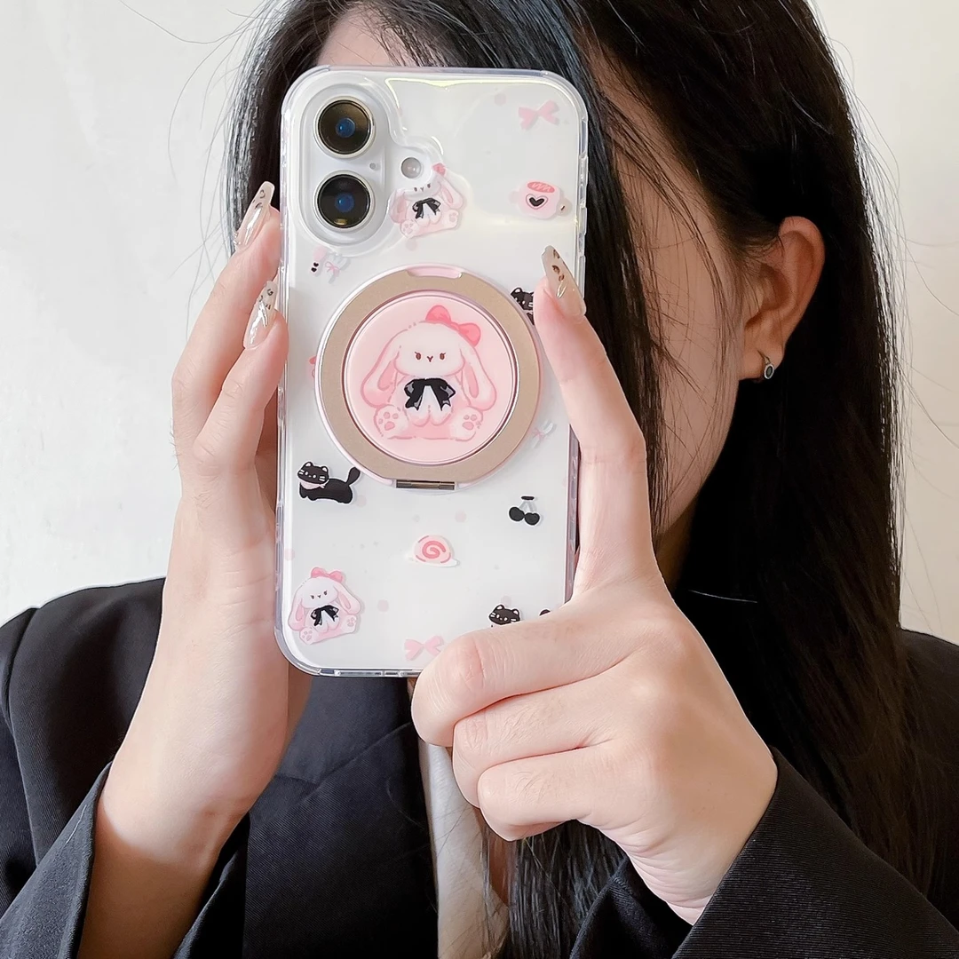 甜心兔子imd适用于苹果15/14/13手机壳vivo高级华为oppo荣耀小米