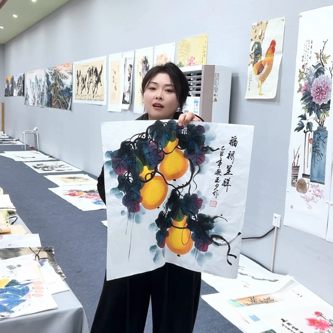 国画国画作品纯手绘制字画