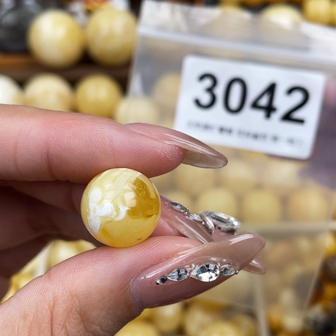 未镶嵌蜜蜡珠宝奇石14.8粉