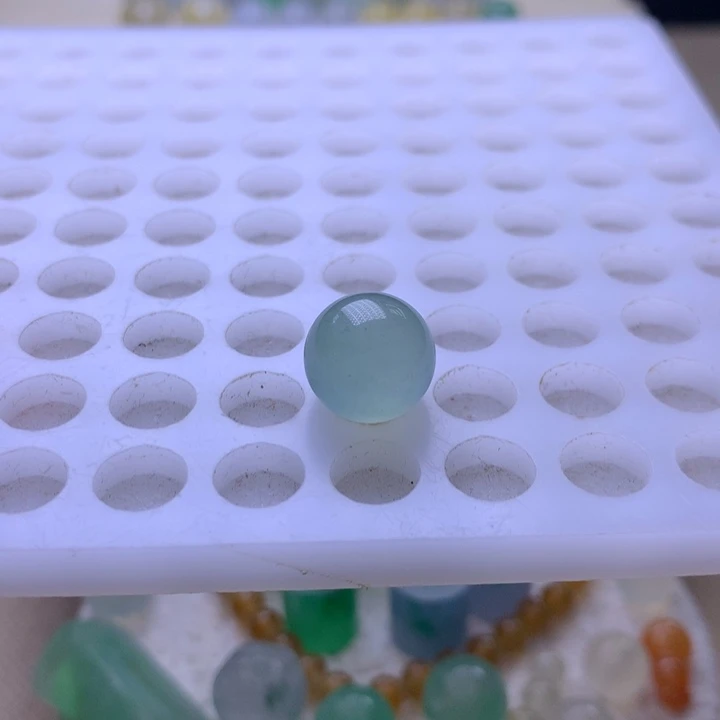 未镶嵌手链翡翠12翡翠圆珠