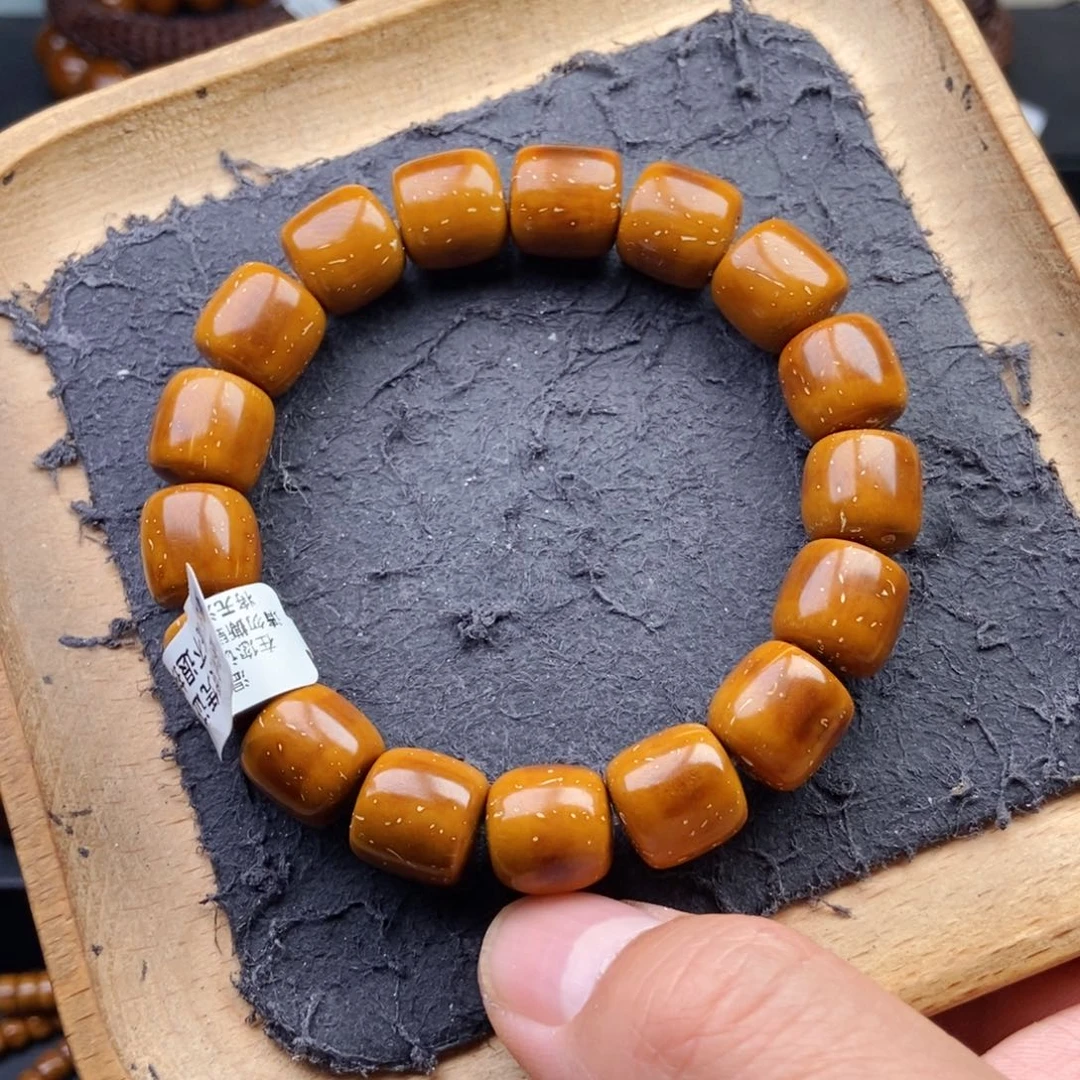 紫金鼠手串12.6mm天花板黄金甲