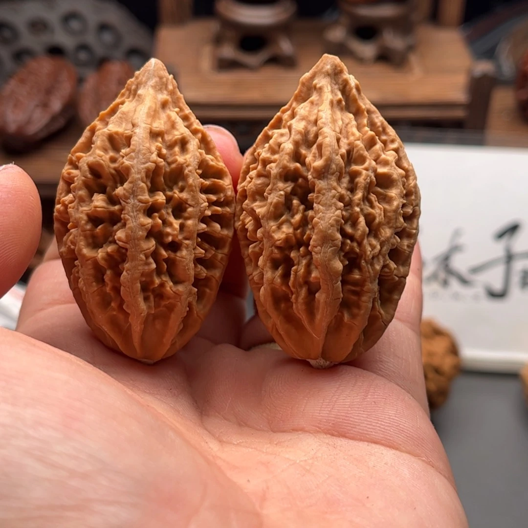 文玩核桃把件关东木子家楸大胖45