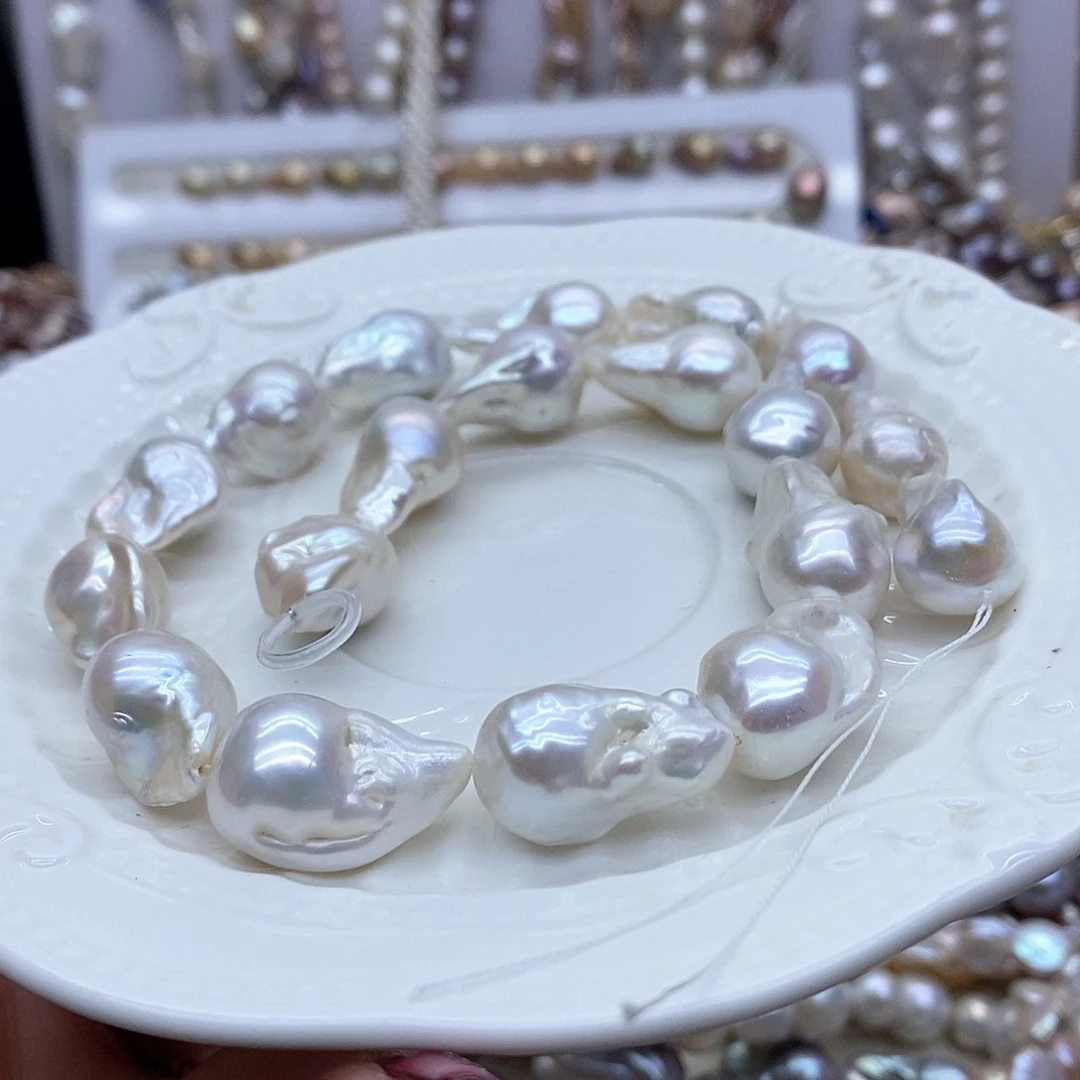 颈饰合金淡水珍珠