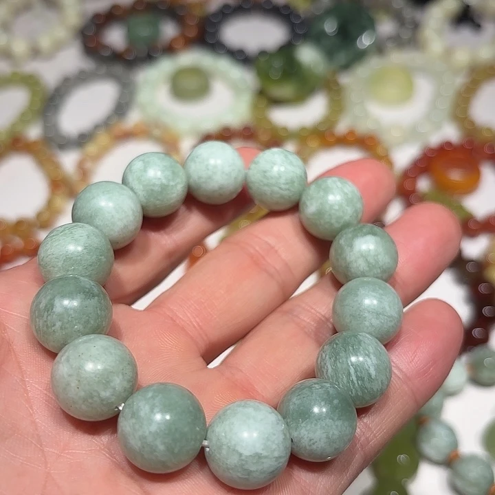 未镶嵌蛇纹石玉手串