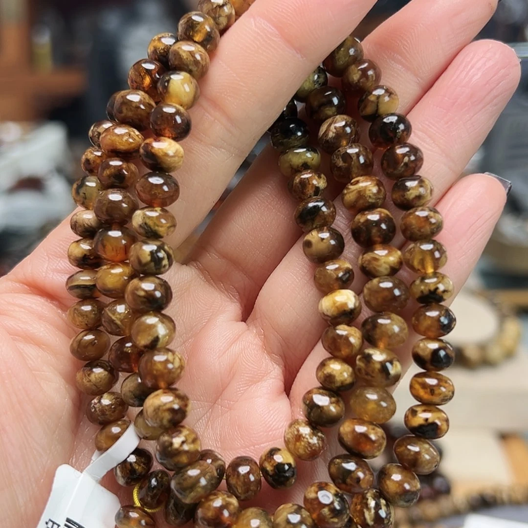 琥珀未镶嵌裸石抚顺琥珀七20478