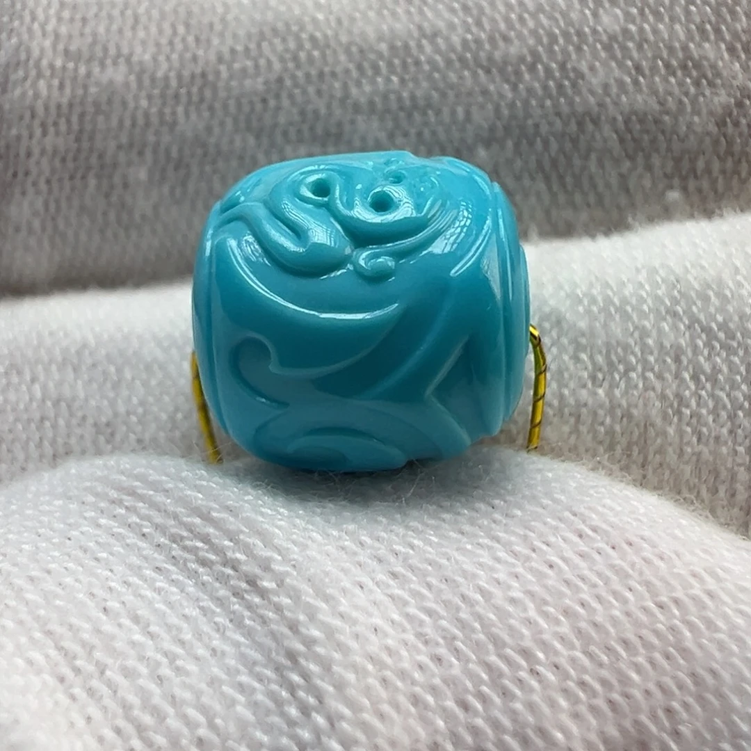 绿松石未镶嵌配饰10×10.2