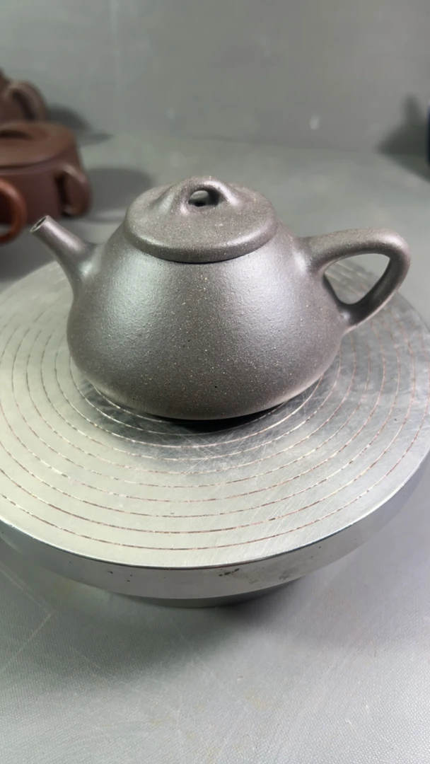 宜兴紫砂壶子冶石瓢天青泥料