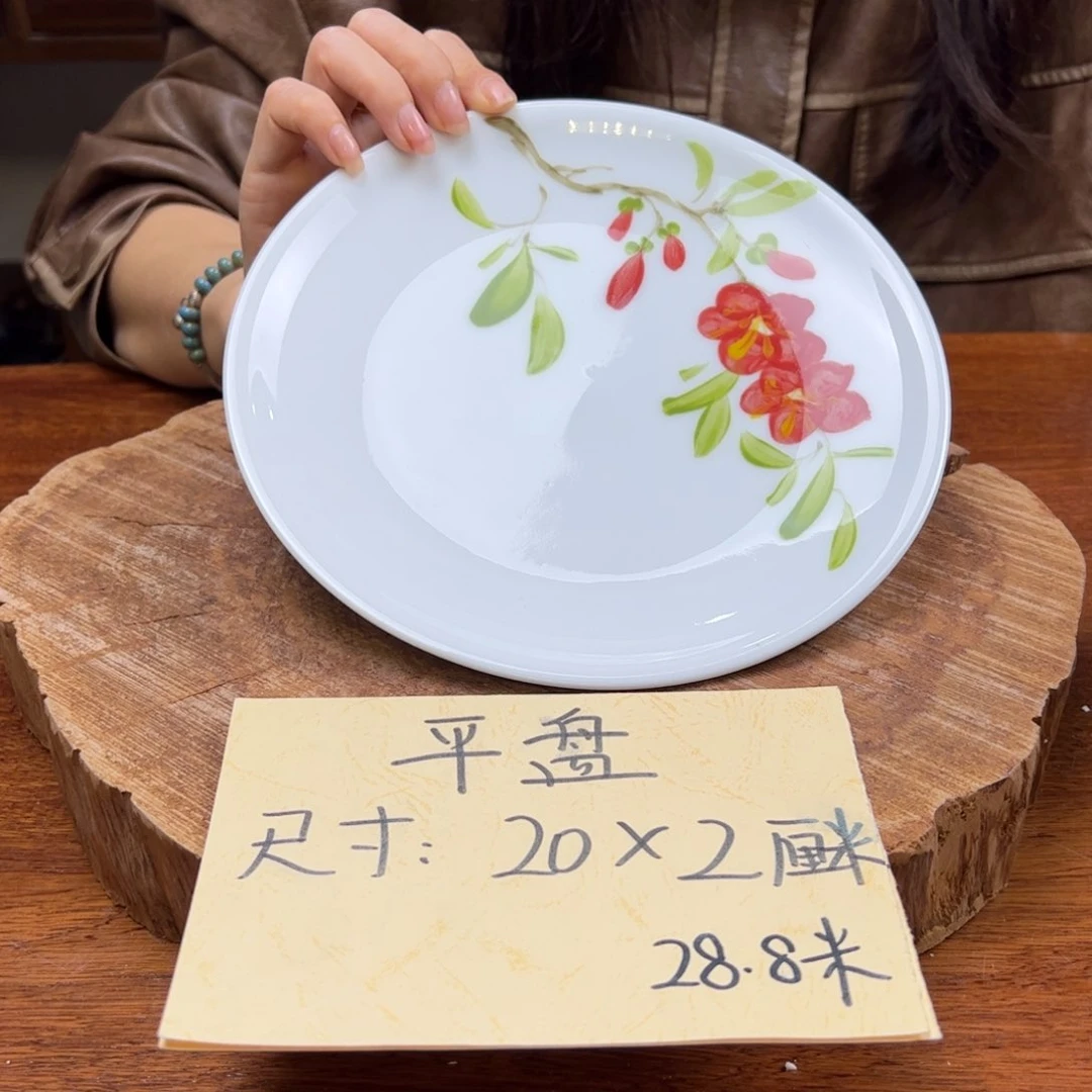 瓷片景德镇陶瓷手工手绘制作