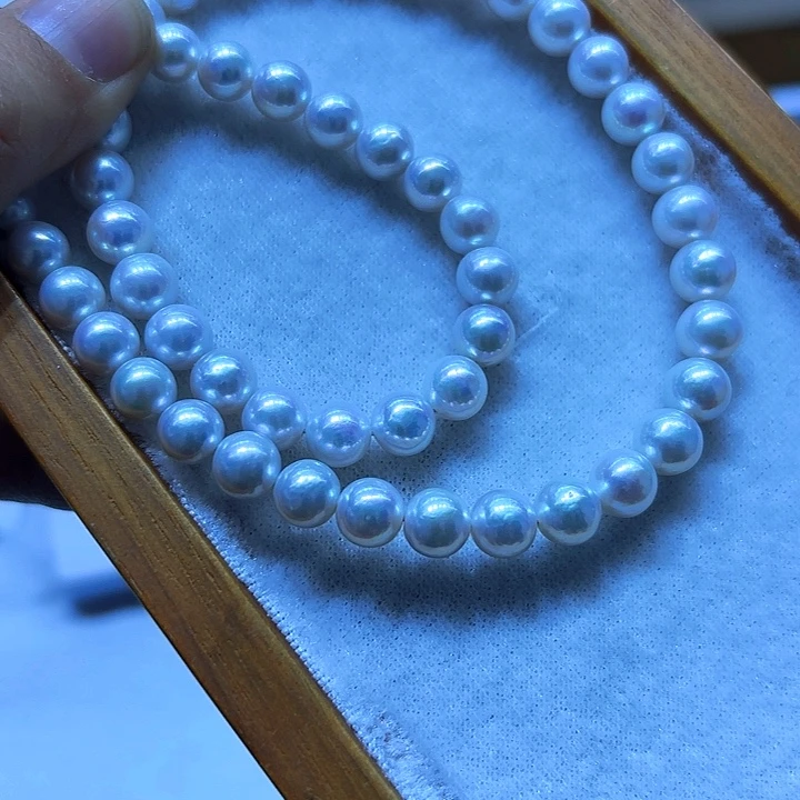 淡水珍珠颈饰银S925镶嵌