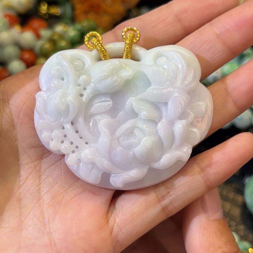 翡翠颈饰未镶嵌待编款