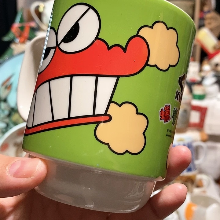 蜡笔小新马克杯鼻子沁色