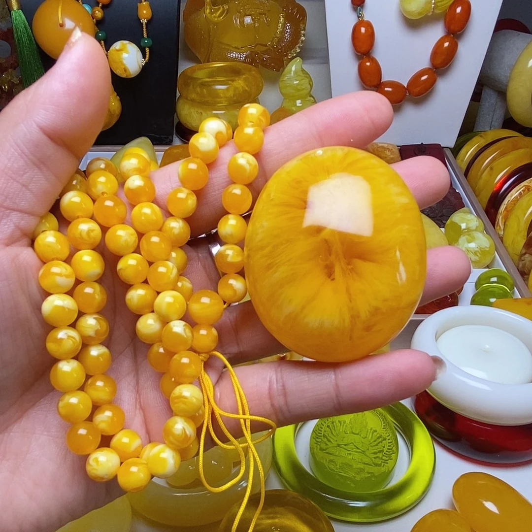 玻璃颈饰吊坠项链