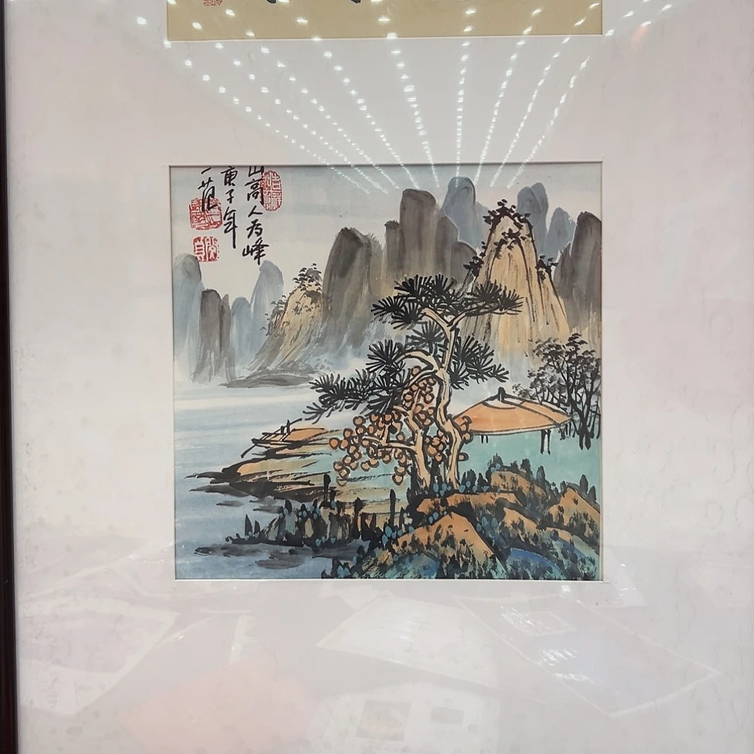 油画二郎老师展览原作