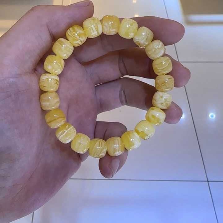 手链琥珀未镶嵌蜜蜡