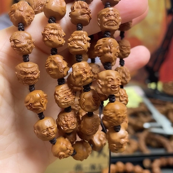 手串/手链橄榄核龙纹桃核