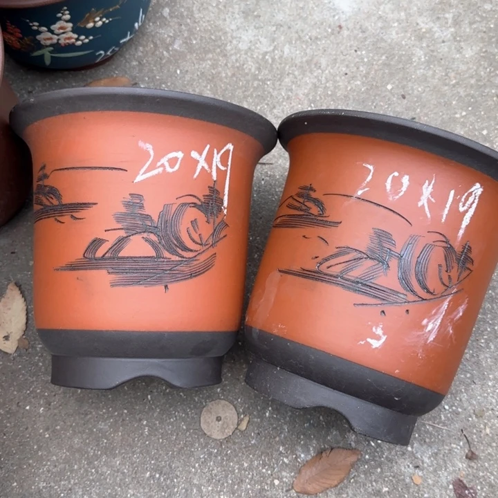 紫砂花盆特价清仓