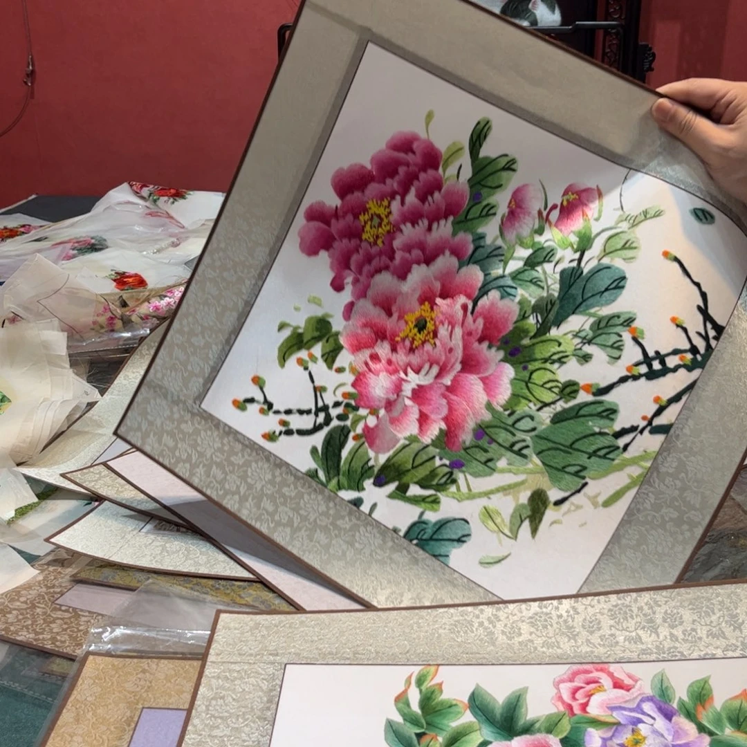 用***0织绣纯手工制作方法将