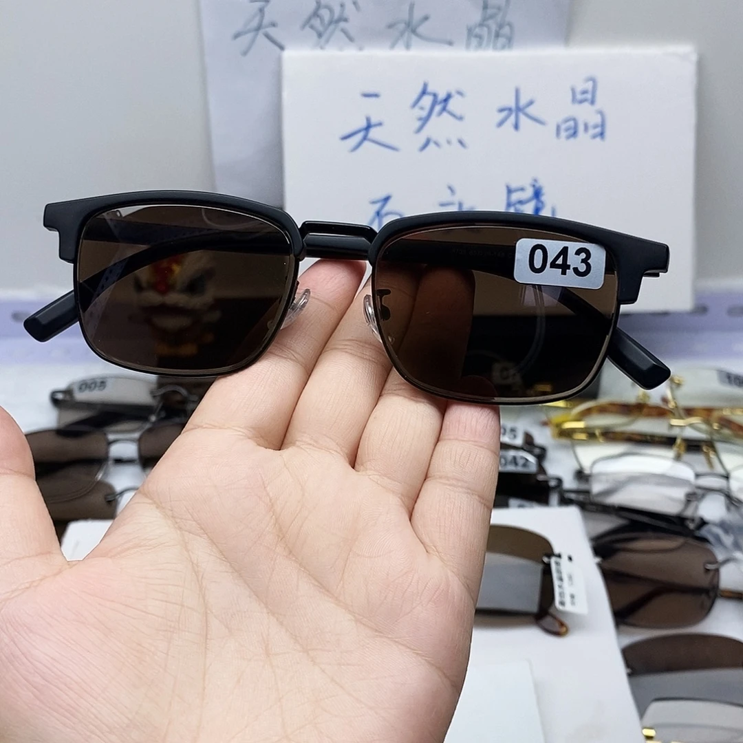 走***涯分体式高档水晶眼镜043K