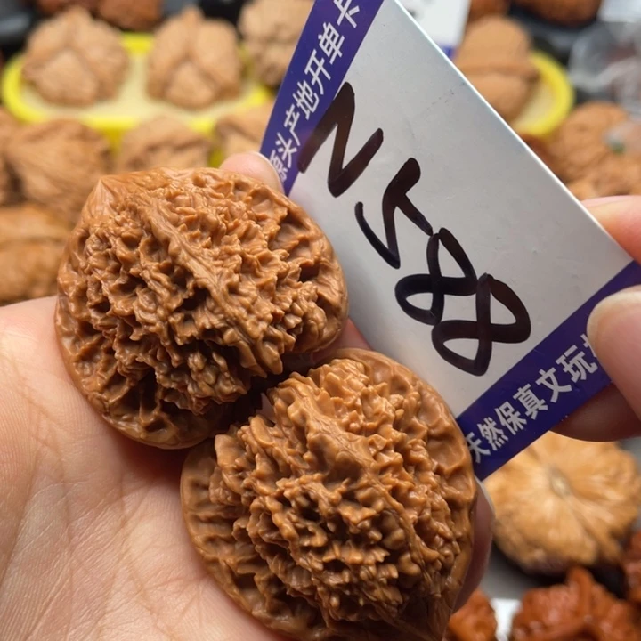 文玩核桃把件满天星39尺