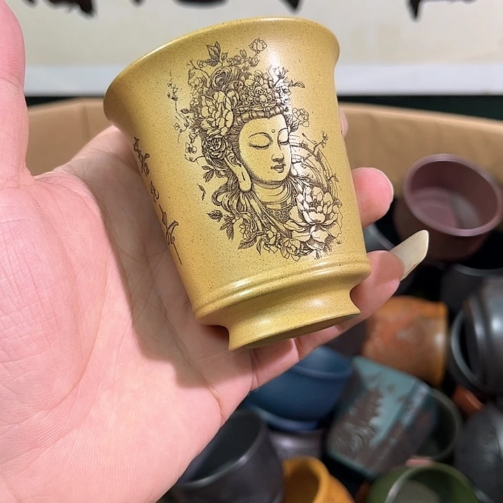 茶杯紫砂全手工紫砂主人杯