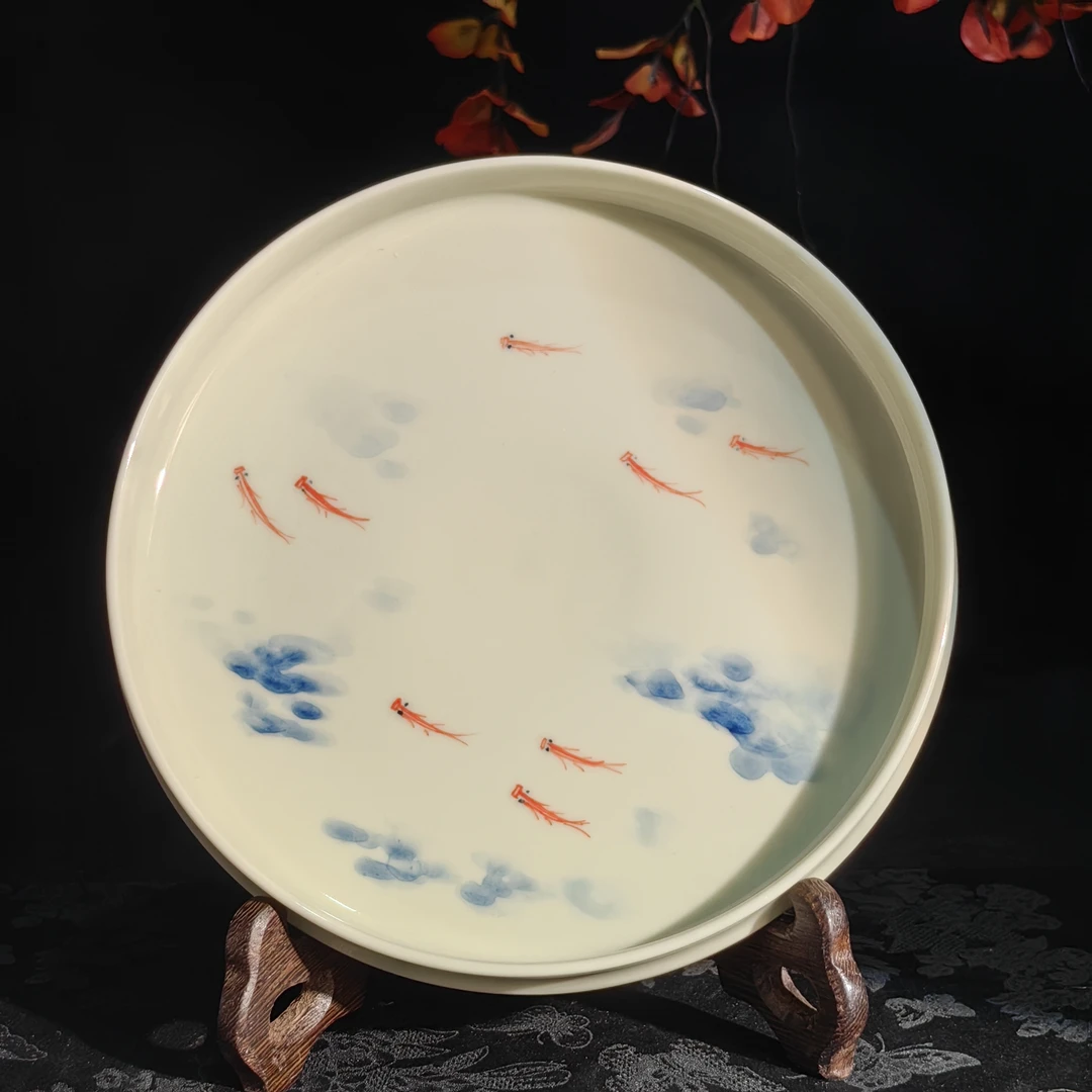 觅纤 小红鱼壶承-18厘米  MQ371